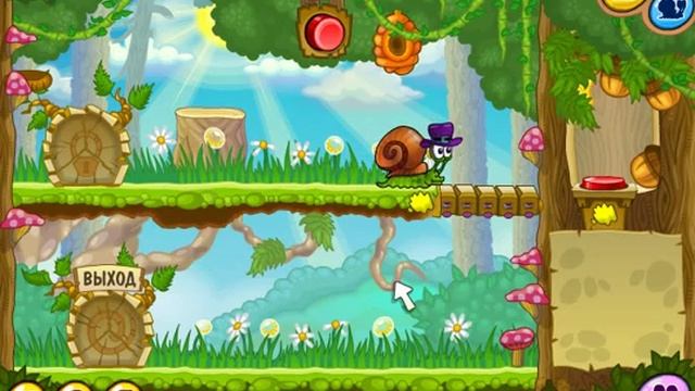 Snail Bob 5 - LEVEL 1 - 3 ЗВЕЗДЫ смотреть онлайн