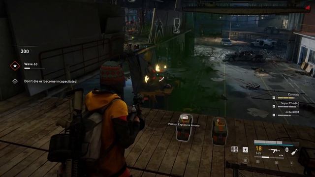 World War Z Horde Mode Gameplay [Hard Difficulty] Waves 61 - 65 смотреть онлайн