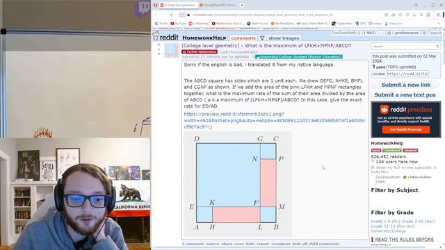 Geometric Series, Working with Absolute Values, Angle of Elevation Trig | Math VOD 2024-03-02 смотреть онлайн