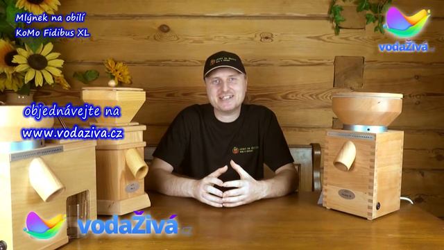 Elektrický mlýnek na mouku KoMo Fidibus XL ~ VodaZiva.cz - recenze česky - Voda živá смотреть онлайн