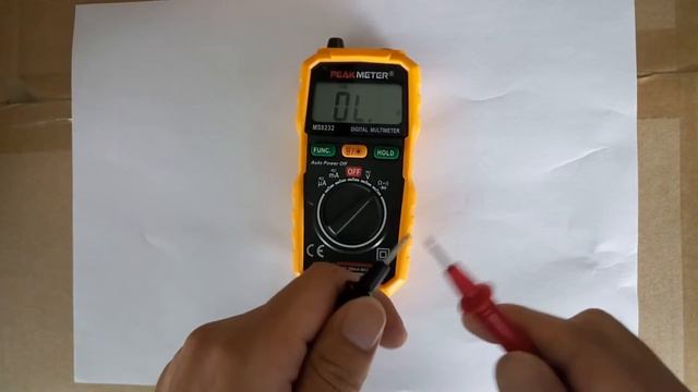 PEAKMETER Multimter MS8232 Continuity Buzzer Operation Method смотреть онлайн