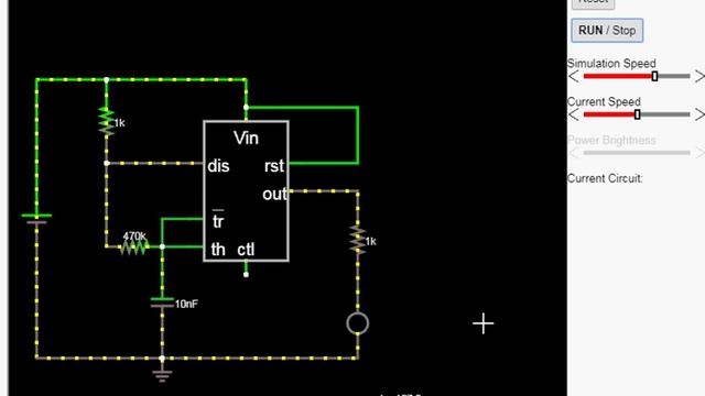 555 Timer LED flashing project смотреть онлайн