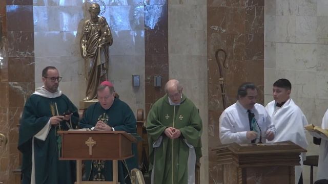 The Holy Catholic mass Celebrating the Fourth Sunday in Ordinary Time (1-28-24) смотреть онлайн