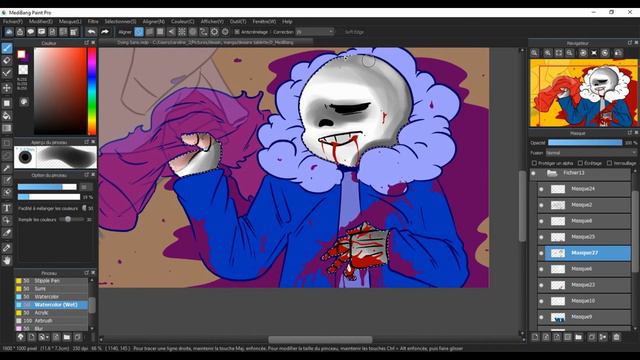 Sans joins Papyrus -Undertale- [[SPOILERS]] ||SPEEDPAINT|| смотреть онлайн