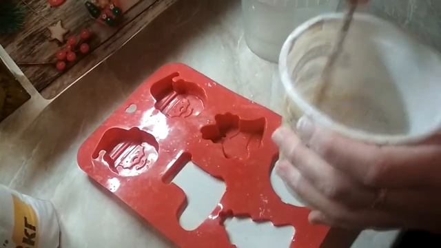 Новогодние поделки из алебастра (гипса) смотреть онлайн