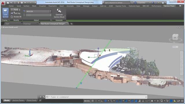 AutoCAD 2016 - 06 Section Object смотреть онлайн