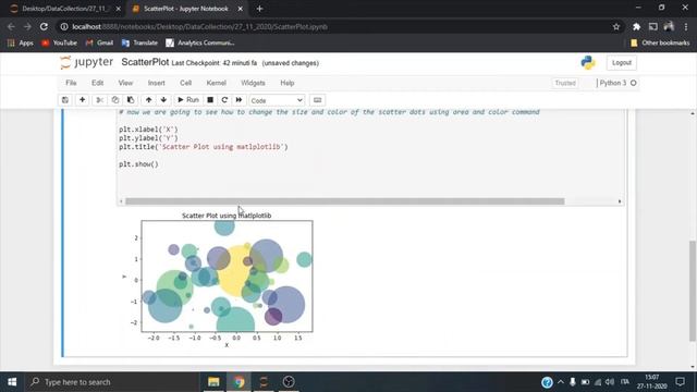 Scatter Plot Matplotlib | Python Tutorials for Beginners | PyLearning World смотреть онлайн