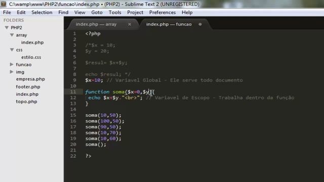 Curso de PHP - Trabalhando com Funções #06 смотреть онлайн