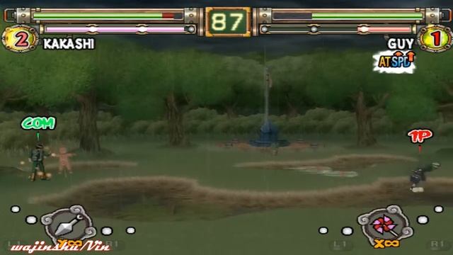 (PCSX2) Naruto Ultimate Ninja 2 Walkthrough Part 38 Kakashi vs Guy (Heated Duel) (Gedo Mark Seal) смотреть онлайн