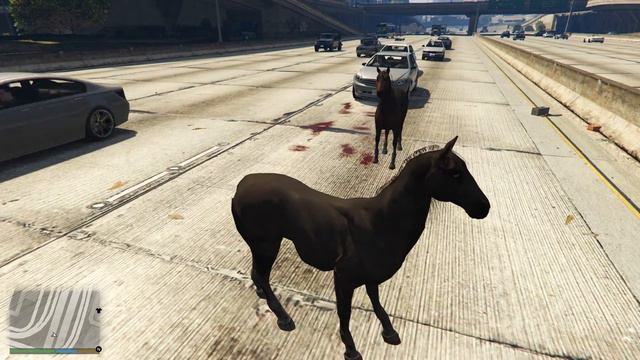 Horse mod in GTA 5 - installation and review of the mod смотреть онлайн