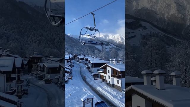 Как же красиво на Красной Поляне! Кто уже был здесь на отдыхе ? 😍 смотреть онлайн
