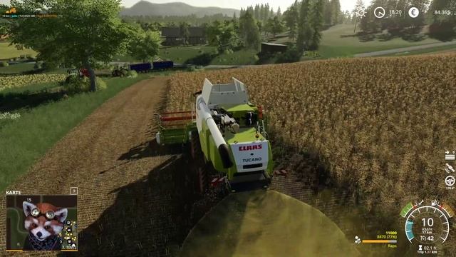 LS19 – Hof Bergmann # 546 – Das letzte Feld wird gedroschen – смотреть онлайн