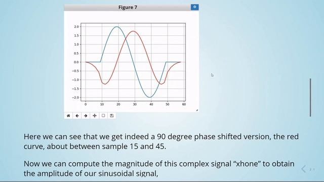 ADSP - 11 Hilbert Transform - 07 Example: Measurement of the (Instantaneous) Amplitude смотреть онлайн