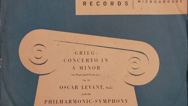 Oscar Levant, Philharmonic Symphony Orchestra of New York, Efrem Kurtz - Grieg Concerto in A Minor смотреть онлайн