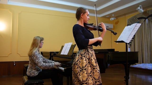 Мария Порядина (Николаева) "Andante & Allegro" для скрипки и фортепиано смотреть онлайн