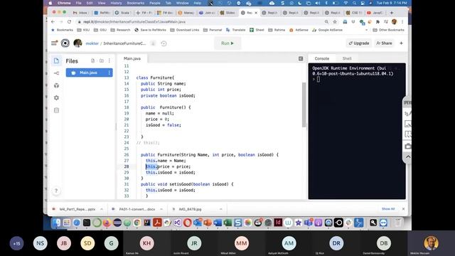 L09CSE1322 Sp21 OOP Reviewed Class, Object, Constructor, Getter, Setter, and toString Method смотреть онлайн