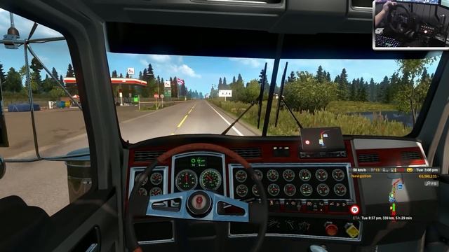 Euro Truck Simulator 2 - Kenworth T800 Aerocab v2.0 смотреть онлайн