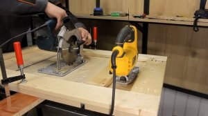 Стол 3в1. Распиловочный стол для циркулярки, стол для фрезера и стол для лобзика. Прототип из полок