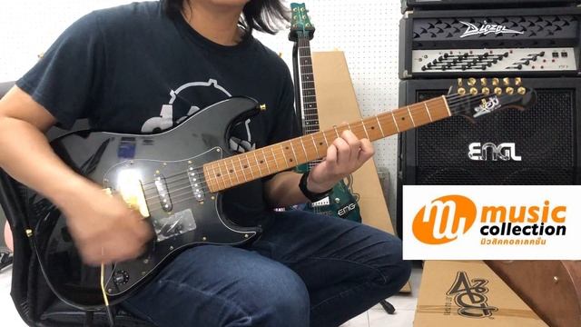 อ.โอ๋ รีวิวกีตาร์ไฟฟ้า JET JS-400 BK G HSS BLACK GOLD Electric Guitar смотреть онлайн