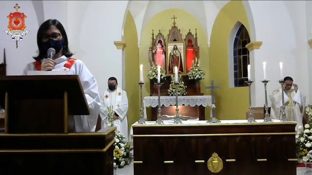 09/10/2021 - Celebração Eucarística- 2º Dia da festa do Sagrado Coração de Jesus смотреть онлайн