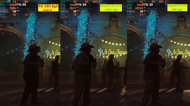 RX 580 8gb vs GTX 1060 6gb vs GTX 960 4gb c E5 2680v4 смотреть онлайн