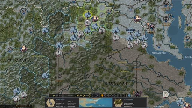 Strategic Command - American Civil War | 1861 Blue and Grey Campaign | Union Speedrun | Episode 3 смотреть онлайн
