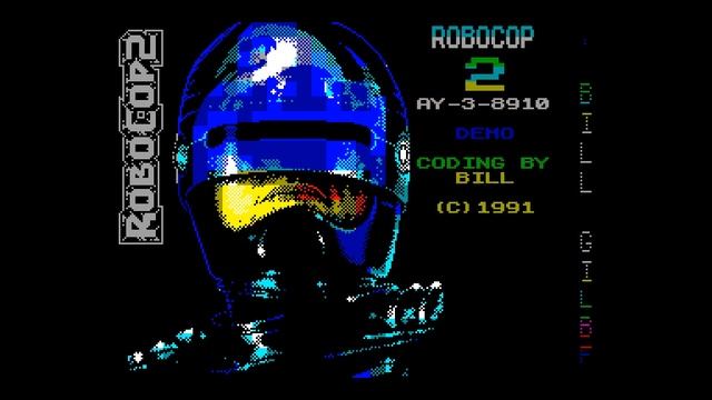 Robocop 2 Music Demo - Bill Gilbert [#zx spectrum AY Music Demo] смотреть онлайн
