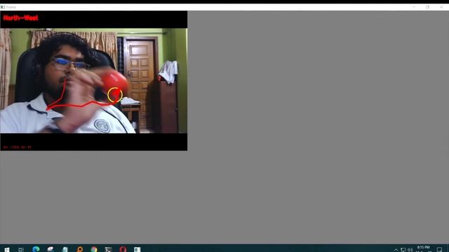 Motion trail tracking using python OpenCV смотреть онлайн