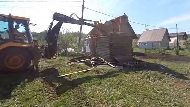 Г. Ижевск, СНТ Энергетик-2. Выполнили демонтаж бани 3х3. смотреть онлайн