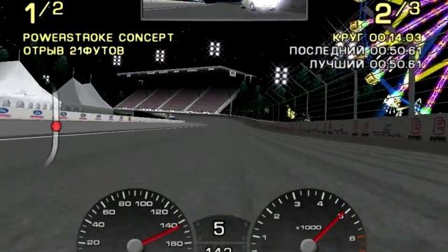 Ford Racing 2 (2003) - 2003 L.E. Thunderbird - Трасса Black Bridge (Дуэль) смотреть онлайн