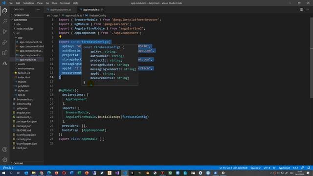 ? Solved Firebase Angular Error TS2305: Module firebase/app' has no exported member 'firestore' смотреть онлайн