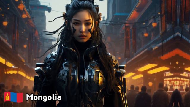 Asking AI to Create a Cyberpunk Character for Each Country смотреть онлайн