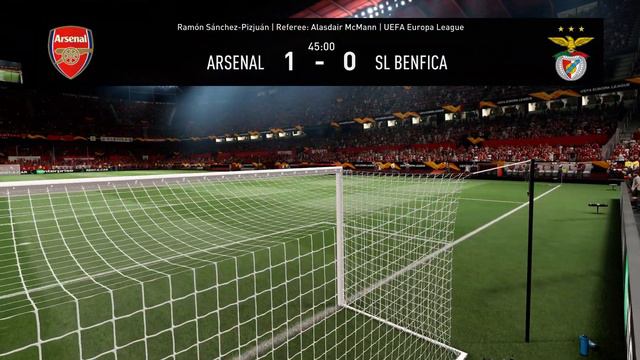 FIFA 21 | Arsenal Vs SL Benfica | Double Comeback | Europa League 2020/21 | 25 Feb 2021