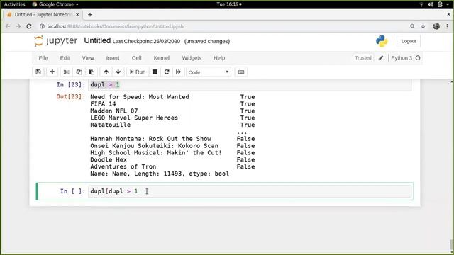 Using value_counts and filtering duplicates смотреть онлайн