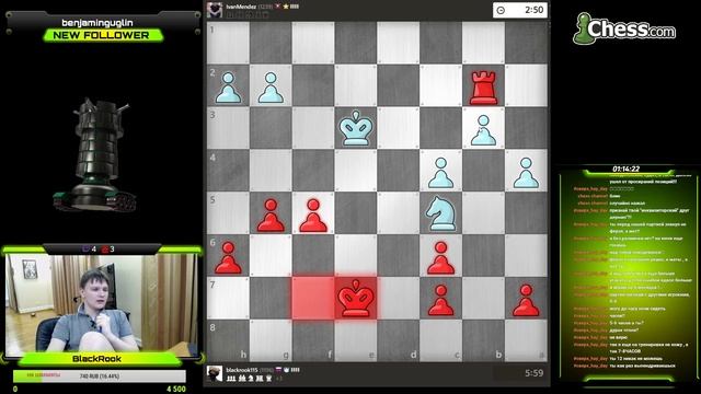 Chess.com Lichess.org Игра новичка в шахматы. 27.04.2019 смотреть онлайн