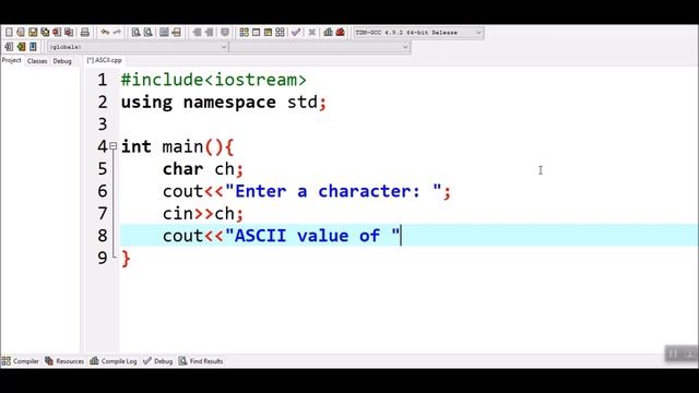 How to Find ASCII Value of a Character in C++ смотреть онлайн