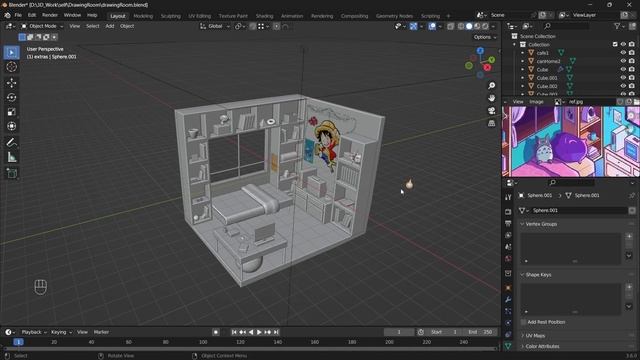 Isometric Room in Blender 3D | Part 2 | Modeling | Blender 3.6 | 3D SHELL смотреть онлайн