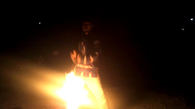 My boy spinning poi. RIP, homie. смотреть онлайн