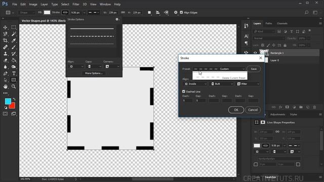 Заливка, Обводка, Режимы Combine, Выравнивание фигур