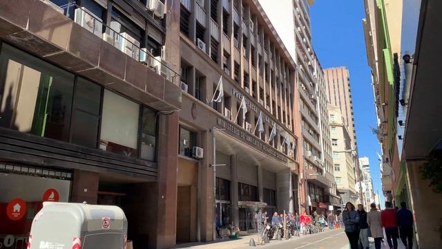 【4K】WALK La City Buenos Aires Argentina walking tour SLOW TV смотреть онлайн