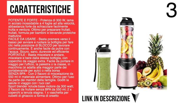 MIGLIORI MINI FRULLATORI PORTATILI 2023 AMAZON смотреть онлайн