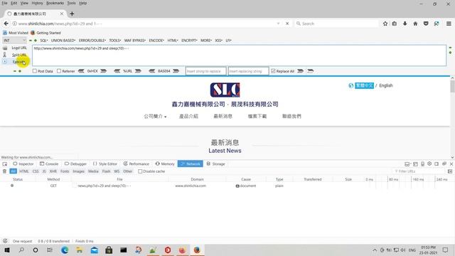 Blind Sql Injection Vulnerability смотреть онлайн