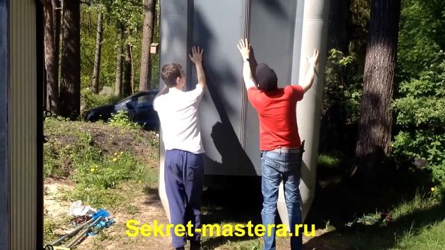 Вариант транспортировки ПВХ лодки без прицепа / Надувная лодка / Маленькие хитрости и самоделки смотреть онлайн