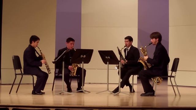 CSULB University Saxophone Quartet "Recitation Book"- David Maslanka Movement III. смотреть онлайн