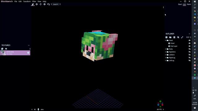 Blockbench - How To Take A Head Screenshot Of Your Skin