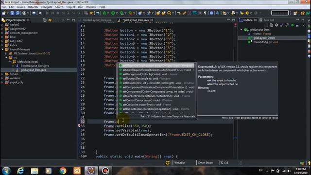 GridLayout Nedir, Çalışma mantığı ve kodlama egzersizi [JAVA] смотреть онлайн