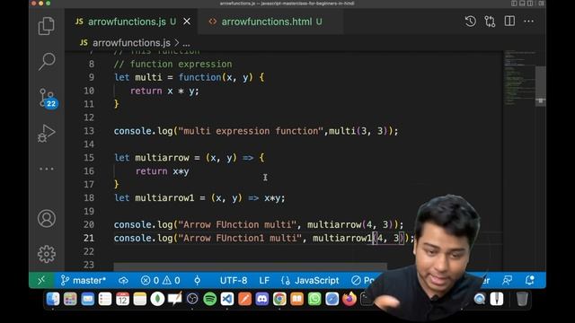 Arrow Functions in Javascript (Hindi/Urdu) | Javascript for beginners (Hindi/Urdu) Arrow Functions смотреть онлайн