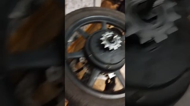 KUGOO V1 ремонт заднего колеса