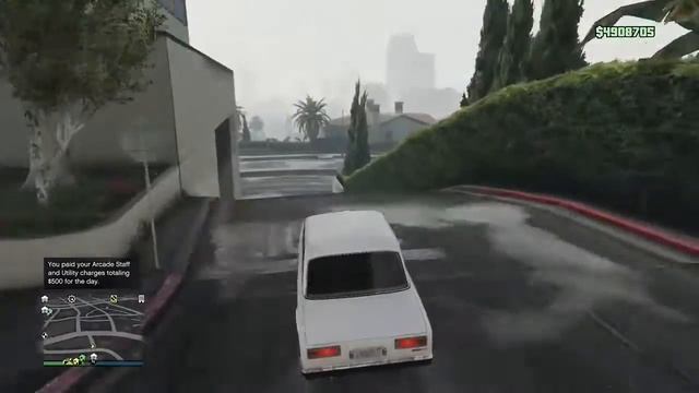 Lada does stoppie GTA 5 смотреть онлайн