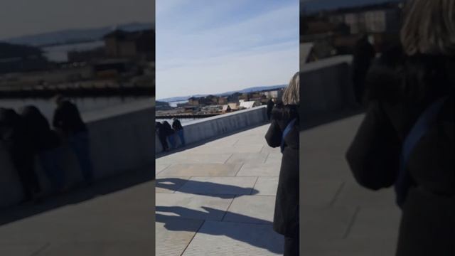 на даху театру, Осло фьорд. смотреть онлайн